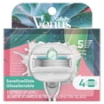 thumbnail image 3 of Venus SensitiveGlide Women’s Razor for Sensitive Skin, 4 Refill Razor Cartridges, Aloe Bloom Scented, 3 of 12