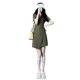 thumbnail image 3 of Vestido corto con media cremallera Ticfox Summer OD verde L, 3 of 14