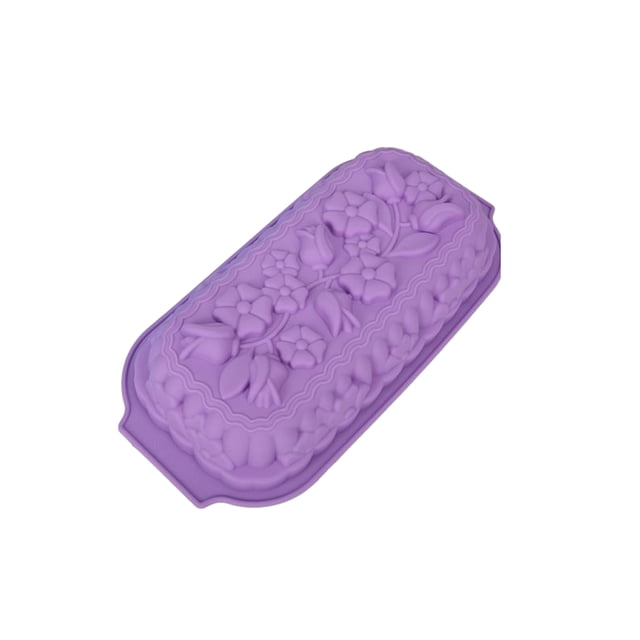 Bewildely Molde de silicona para pan tostado, accesorio para doméstico, molde para tostar Simple, patrón de flores, moldes para hornear Cocina y Comedor