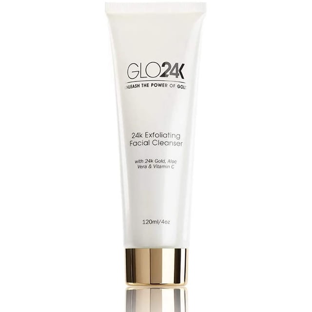 Limpiador Con Oro de 24k 120ml GLO24K Facial Exfoliante