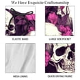 thumbnail image 4 of luoweisi Men's Beach Shorts Quick Dry Swim Trunks with Mesh Lining Couple Skulls XL, 4 of 5