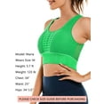 thumbnail image 3 of As Rose Rich Sports Bras for Women Seamless Crop Tank Top, XL, 3 of 9