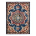 thumbnail image 3 of Unique Loom Utopia Collection Area Rug - Helios (9' x 12' 2" Rectangle Dark Blue/Beige), 3 of 7