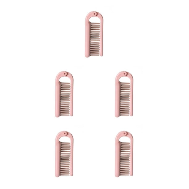 Minnieouse Women Men Household Foldable Design Hair Portable Soft Camping Brushes Haircutting Brush Hairstyling Hairdressing Tooth Type2 NO2
