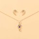 thumbnail image 5 of Conjunto de aretes de collar de diamantes de joyería de moda para damas Wmkox8yi sjalhkljlk1348, 5 of 6