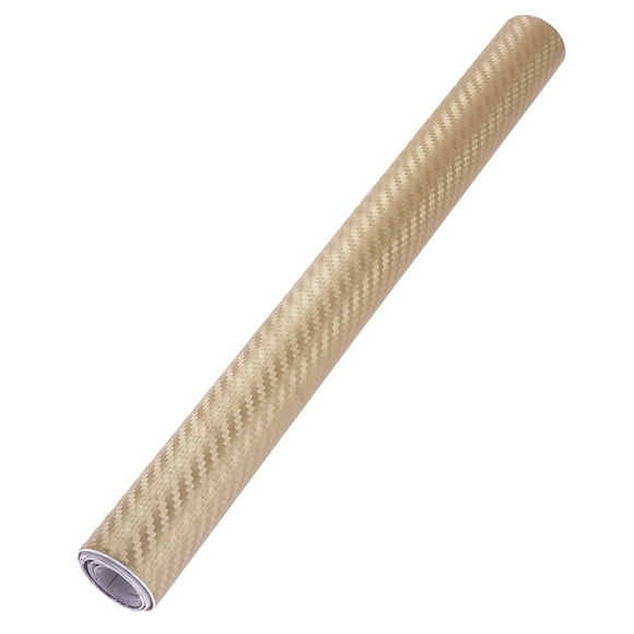 NIYANGLE Auto Vinyl Wrap for Cars in Gold PVC for with Selfadhesive Quality 1Set