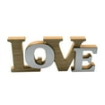 thumbnail image 2 of Tongina Love Sign Ornament Word Decor Housewarming Gift Wooden Love Word Sign Cutout for Married Anniversary Party Table, 2 of 9