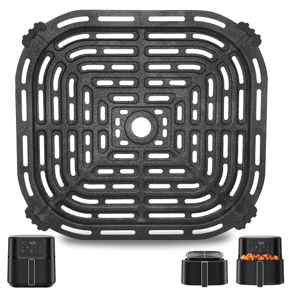 GWY Air Fryer Grill Pan for CHEFMAN 6 Quart, 9.0"×8.2" Nonstick Replacement Tray