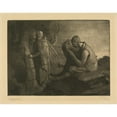thumbnail image 2 of William Strang 18x15 Gold Ornate Wood Frame and Double Matted Museum Art Print Titled - The Seive Mender, 2 of 4