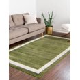 thumbnail image 2 of Unique Loom Del Mar Collection Contemporary Transitional Area Rug, 7' x 10', Green/Olive, 2 of 2