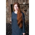 thumbnail image 4 of Women's Freya Viking Underdress in Woad Blue, size: X-Large | Cotton by Medieval Collectibles, 4 of 5