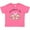 Hot Pink, variant on Inktastic Grandpa's Girl Heart Flowers Girls Toddler T-Shirt