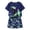 Dark Blue, variant on Gyujnb Toddler Boys Camo Dinosaur 2 Piece Outfit Short Sleeve T Shirt and Camo Shorts Summer Casual Set,6-7 Years