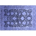 thumbnail image 1 of Ahgly Company Indoor Rectangle Oriental Blue Industrial Area Rugs, 7' x 9', 1 of 4