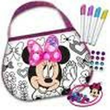 Global USA, Minnie Mouse Color N Style Purse w/Necklace