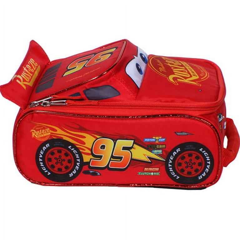 Disney Cars Lightning McQueen Boys Soft Insulated School Lunch Box