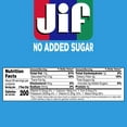 Jif No Added Sugar Creamy Peanut Butter Spread, 33.5 oz. Smooth