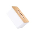 thumbnail image 2 of Moyic Cubierta multifuncional Servilleta Caja extraíble Tablero de Organizador simple y elegante Oficina Coche Dispensador de papel Almacenamiento y organización del hogar  L/rectángulo 21*13*9.8 cm, 2 of 6