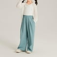 thumbnail image 4 of Otqutp Girls Wide Leg Sweatpants Flowing Loose Baggy Pants Cute Track Pants for Teen Straight Leg Activewear Joggers, 4 of 6