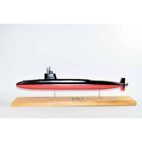 USS Kamehameha SSBN-642 Submarine Model,Navy,20,Scale Model,Mahogany,Benjamin Franklin Class