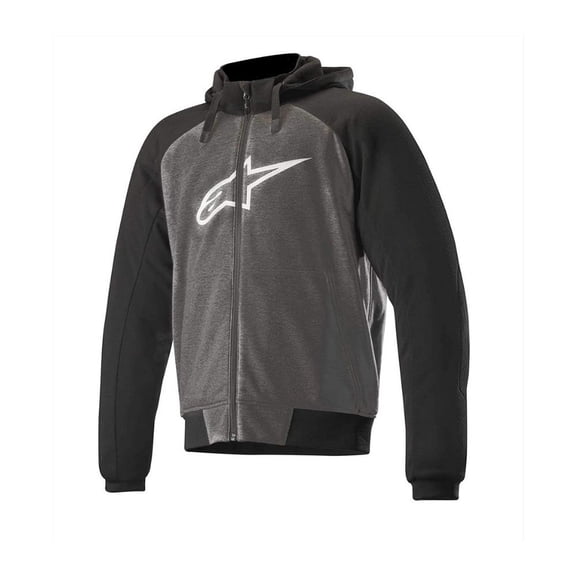 Alpinestars Chrome Sport Hoodie-Anthracite/Black/White-3X-Large