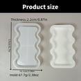 thumbnail image 4 of Creative Aquas Silicone Tray Mold Epoxy Resin Storage Plate Mould Stylish Coaster Mold for Crafting Enthusiasts, 4 of 7