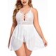 thumbnail image 1 of Zhuge Conjunto de Lencería Mujer Erótica para Sexo, Talla Grande 4XL Blanco, Diseño Atractivo con Detalles de Encaje y Ajuste Perfecto para Mujeres Curvas, 1 of 3