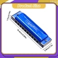 thumbnail image 3 of Beginner Harmonica, 10 Hole 20 Tone Musical Instrument for Music Education And Beginners, Portable Harmonica with Accurate Tones, Durable And Safe for Learning And Practice, 3 of 9