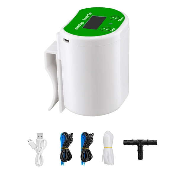 Sistema de riego automático Dispositivo de riego temporizado Jardín Terraza Kit de riego por goteo Tomshoo Temporizador de riego