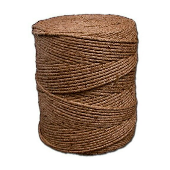 Jute Twine 10 lb Tube - Natural Fiber Cord for Crafts, Gardening, and Home Use - Strong & Soft