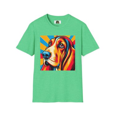 Basset Hounds PopArt6 Unisex Softstyle T-Shirt
