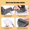 thumbnail image 7 of Winter Antiskidding Shoe Sole Pads 1m x 10cm Black EVA – Cuttable, Durable, Quiet Step Stickers for Grip on Icy Surfaces, Indoor Outdoor Wear, Peel-and-Stick Sole Protectors, 7 of 7