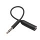 thumbnail image 2 of Cable de extensión de audio de 2 x 3,5 mm (con conector macho a hembra) para auriculares de smartphone y tableta., 2 of 8
