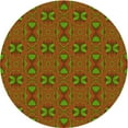 thumbnail image 1 of Ahgly Company Machine Washable Indoor Round Transitional Tomato Red Area Rugs, 8' Round, 1 of 7