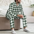 thumbnail image 7 of Sikiie Scottish Checkered Mens Pajama Set, Soft Warm Long Sleeve Sleepwear, Cozy Button-Down Pjs for Men-Large, 7 of 7