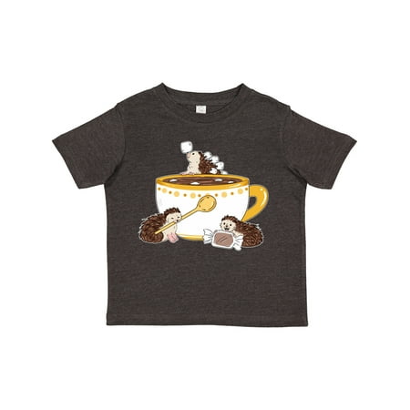 

Inktastic Cute Hot Chocolate Hedgehogs Gift Toddler Boy or Toddler Girl T-Shirt