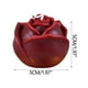 thumbnail image 3 of Vela de rosa - Aceite - Vela de té roja - Hermosa luz de vela - Serie floral, 3 of 6