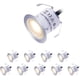 thumbnail image 1 of Focos LED empotrables oso de fresa 10x IP67 Impermeable 0.6W DC12V Blanco frío, 1 of 5