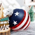 thumbnail image 3 of ZDWQFA 12Pcs 3.15" Independence Day Ball Ornament, American Flag Christmas Tree Ornaments Fourth of July Ornaments Patriotic Hanging Balls,Veterans Day USA Themed Party Decor Supplies, 3 of 7