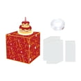 thumbnail image 3 of Cajón de dinero para cumpleaños, porta dinero para regalo con tarjeta extraíble, alcancía para cumpleaños para regalo, para esposa, novio, niños, papá Rojo, 3 of 8