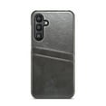 thumbnail image 6 of Wallet Case for Samsung Galaxy S25, Vintage 2 Credit Card Holders Smooth Synthetic Leather Shock-Absorbent Anti-falling Business Ultra Slim Phone Case Cover for Samsung Galaxy S25, Gray, 6 of 7