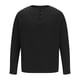 thumbnail image 3 of Blusas y camisas de manga larga con cuello en V para hombre, jersey de color liso con cuello en V, blusa holgada de manga larga para hombre, 3 of 6