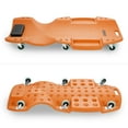 thumbnail image 3 of DNA Motoring TOOLS-00241 48 Inches Orange Heavy-Duty Low-Profile Roller Automotive Creeper with Padded Headrest, 3 of 6