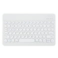 thumbnail image 1 of Graflsoa Slim White Bluetooth Keyboard with 13 Shortcut Keys, Responsive Chocolate-Style Buttons, 30-Day Battery Life, Compatible with Multiple Devices, 1 of 6