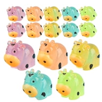unbranded  20 Pcs Mini Cow Decor Animals Toy Miniature Figurines Micro Scene Child