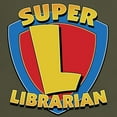 thumbnail image 3 of CafePress - Super Librarian Dark T Shirt - Men's Classic Graphic Cotton T-Shirt, 3 of 4