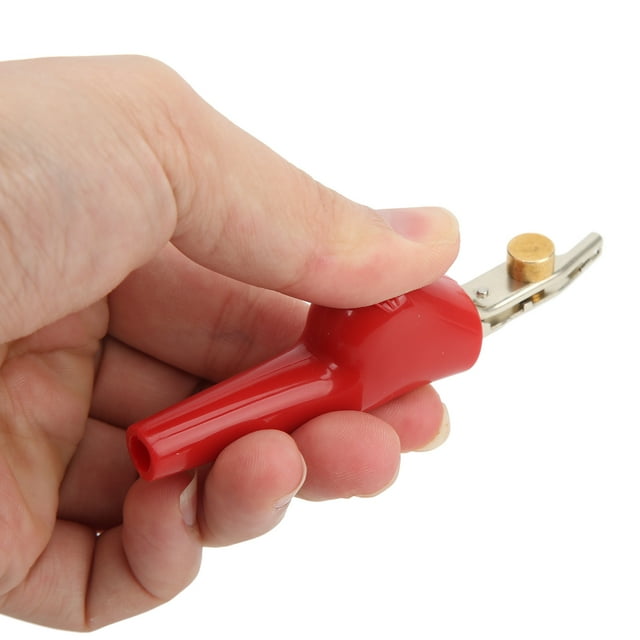 Pinza De Cocodrilo J.60043, Pinzas De Cocodrilo, Cables De Prueba Portátiles, Pinza Pelacables Con Aguja, Abertura De 25 Mm Para Telecomunicaciones, Comunicaciones, Pruebas