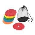 thumbnail image 2 of Paquete de 50 Marcas de Suelo, Conos Planos, Agujero Inferior, Antideslizantes, 15,2 Cm, Puntos de Asiento Redondos, Equipo de Entrenamiento de Fútbol, 2 of 9