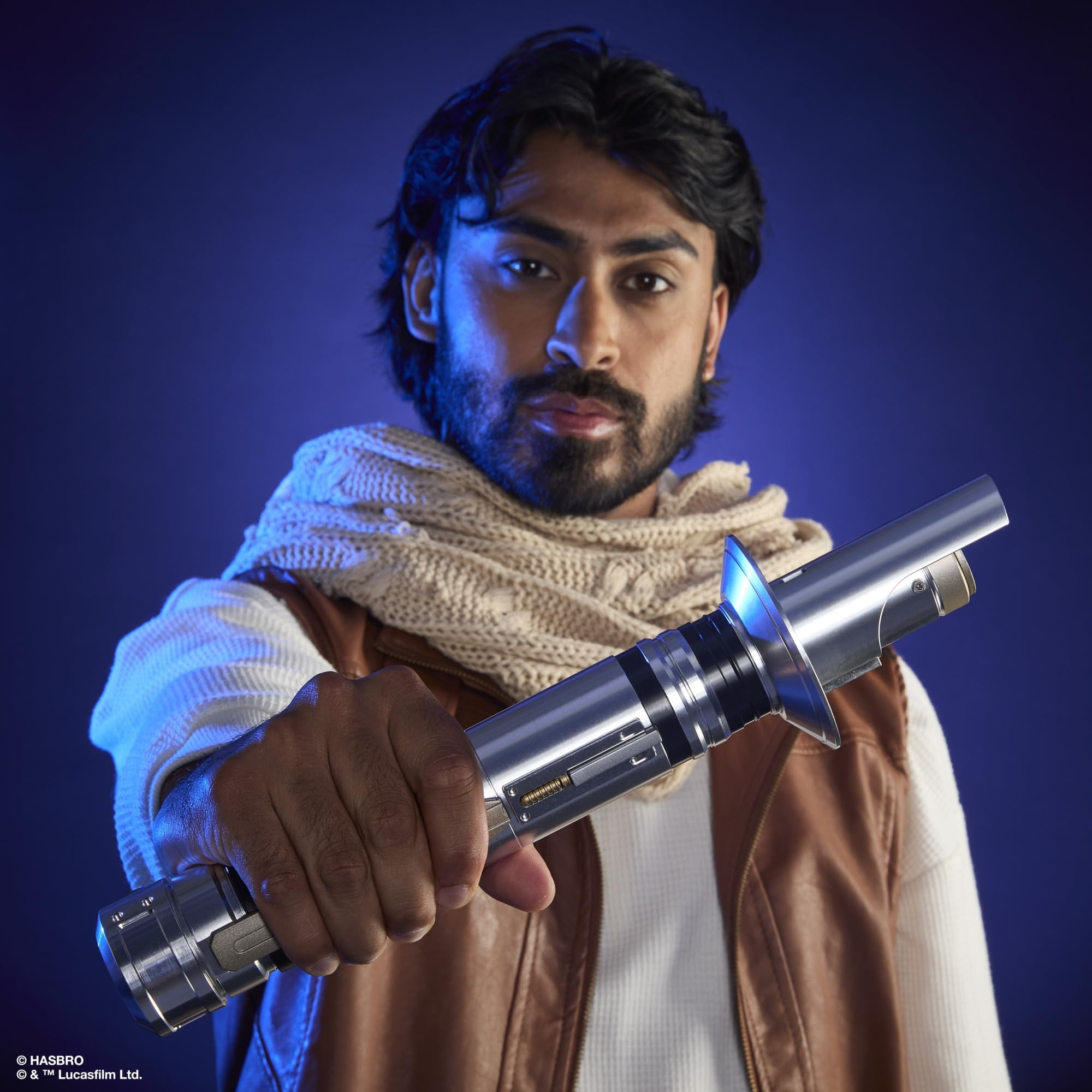 STAR WARS The Black Series Ezra Bridger Force FX Elite Electronic Lightsaber with Advanced LED and Sound Effects, Ages 14 and Up