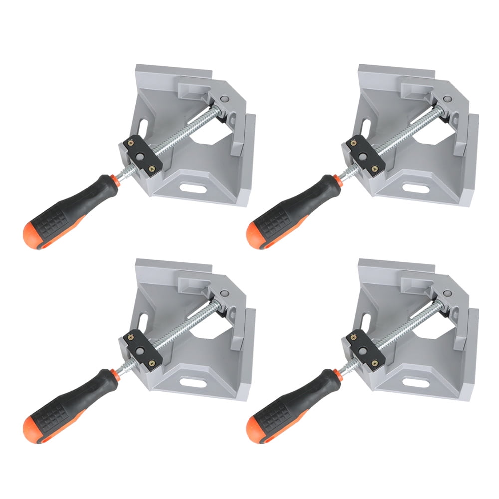 findmall 4 Pack Right Angle Clamp 90 Degree Wood Corner Clamps With Adjustable Swing Jaw